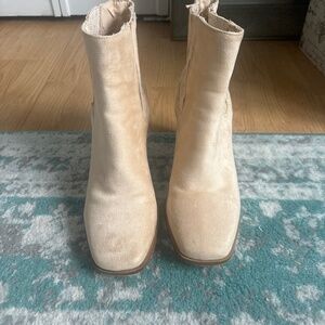 suede booties
